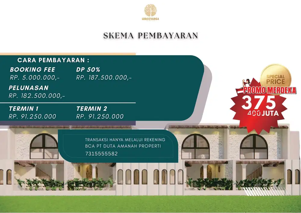 Promo Diskon 30 Juta: Investasi Villa Private Pool Area Seturan Jogja