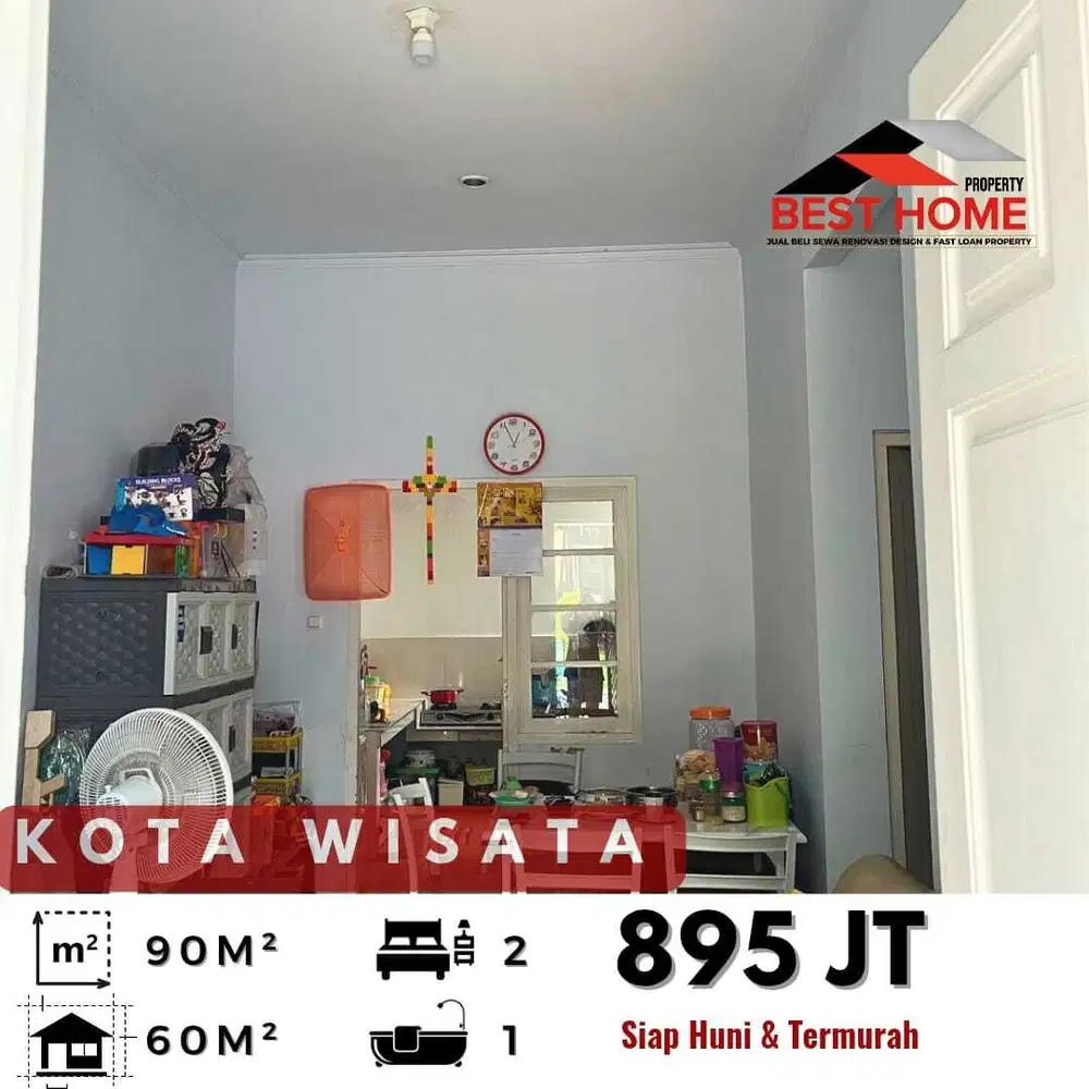 Termurah bangunan minimalis kota wisata cibubur