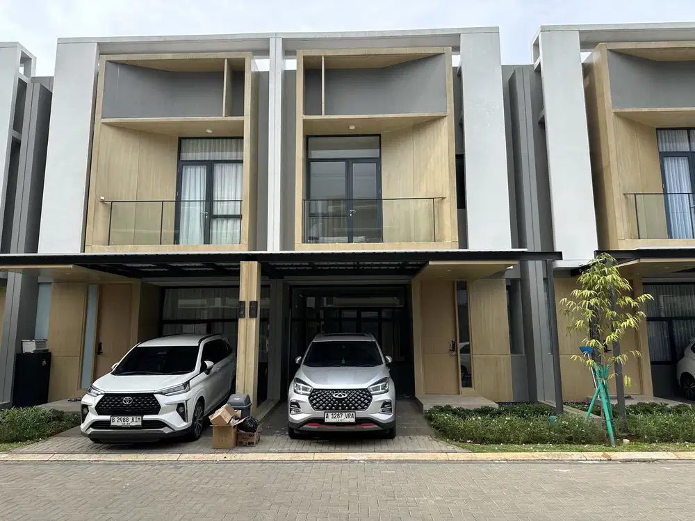 Rumah full furnished bsd dekat mall eastvara cluster tanakayu