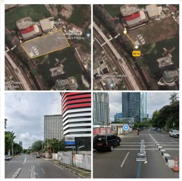 Dijual Cepat Tanah Kosong Di Samping KPK Jakarta Selatan