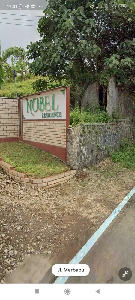 Dijual Tanah jl. merbabu sukabumi