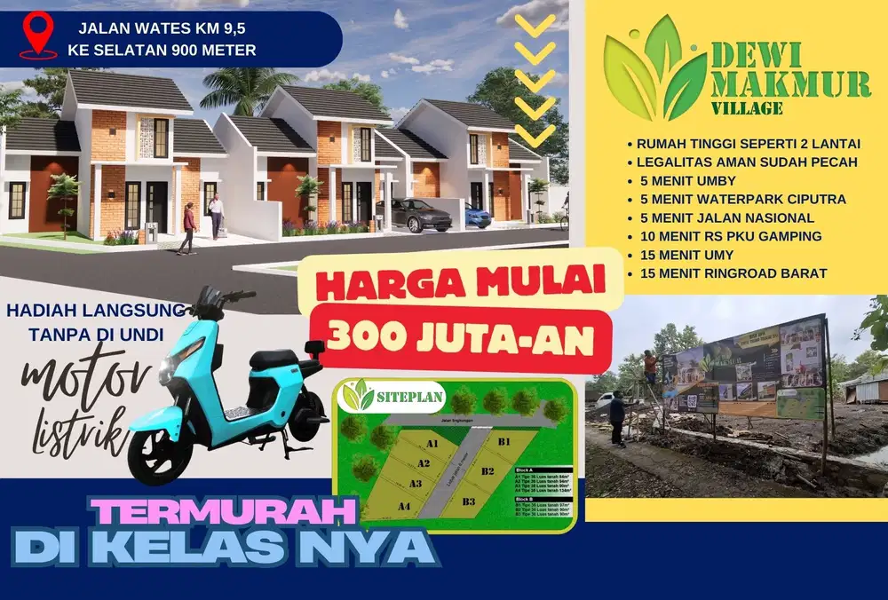 DI SEDAYU ADA RUMAH DP 0%