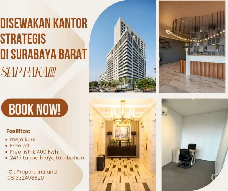 Disewakan Murah Kantor di Spazio Surabaya Barat