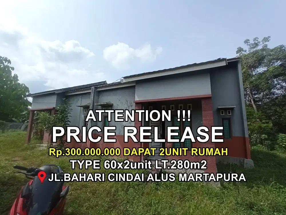 diskon 10.10 300juta dapat 2unit rumah type 60 HOOK