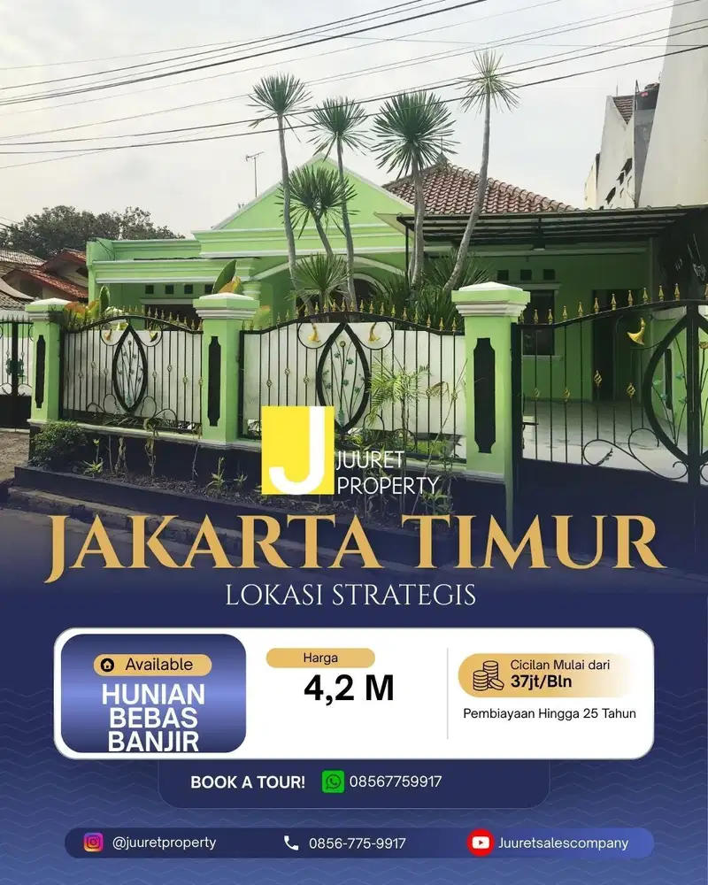 Dijual Rumah Jakarta Timur Lubang Buaya