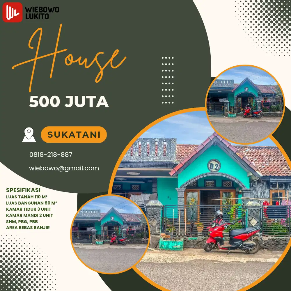 Dijual Rumah Palembang - 5 Unit Townhouse Baru Sako Borang
