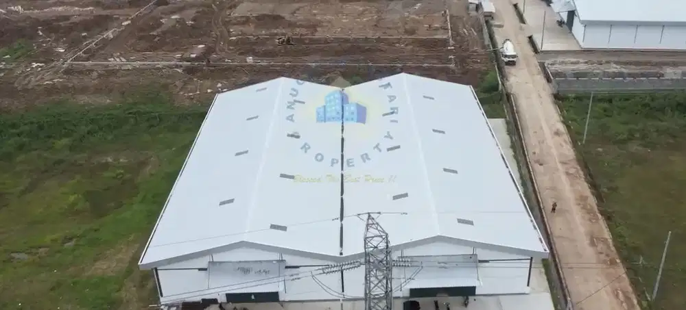 DISEWAKAN DAN DIJUAL GUDANG DENGAN AKSES MUDAH