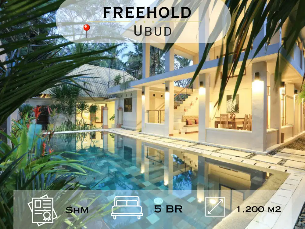 Dijual Kompleks 3 Villa di Ubud – Lokasi Asri & Strategis