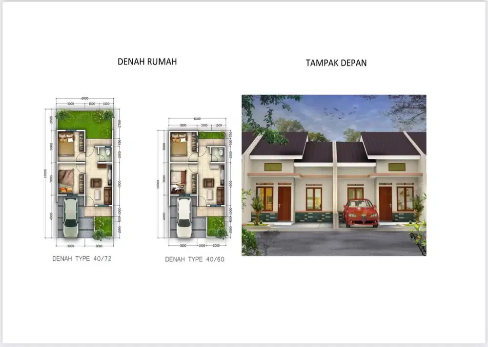Rumah 1 lantai 400 jutaan di depok