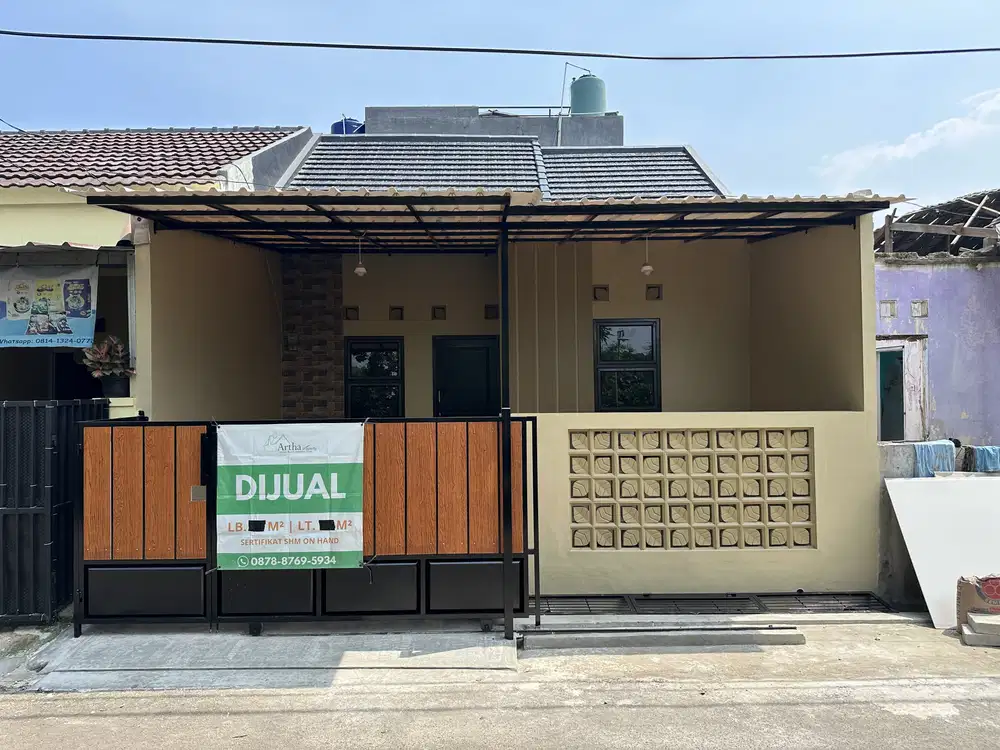 Rumah 10 menit ke Stasiun Cisauk Bonus Kitchen Set