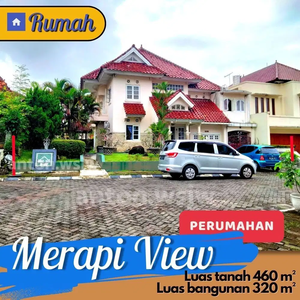 Rumah Bagus 2 Lantai Jogja Pesona Merapi SHM-IMB Lt 460 m² Lb 320 m²
