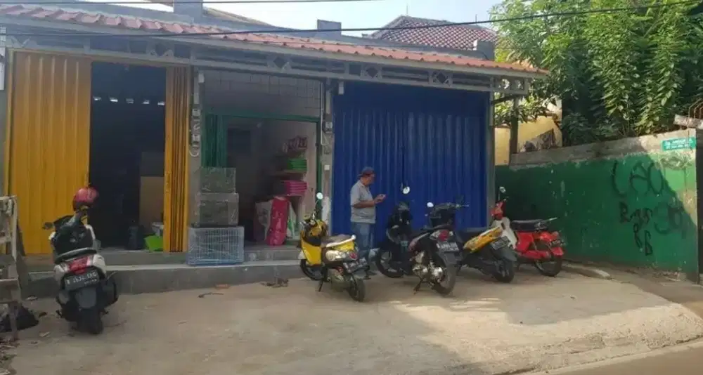 Disewakan Kios Baru Strategis Ramai Dekat King's Futsal Pintu 2 TMII