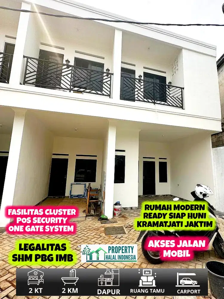 Jual Rumah Siap Huni Kramat Jati Jakarta Timur Surat SHM Akses Mobil