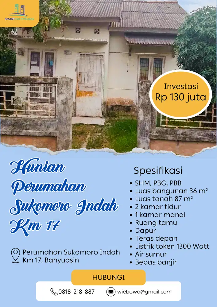Hunian Perumahan Sukomoro Indah Km 17