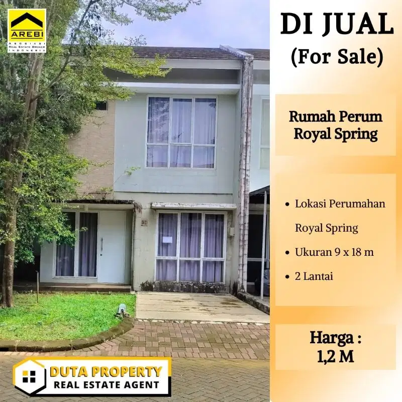 Di jual cepat, Rumah Toyal Spring