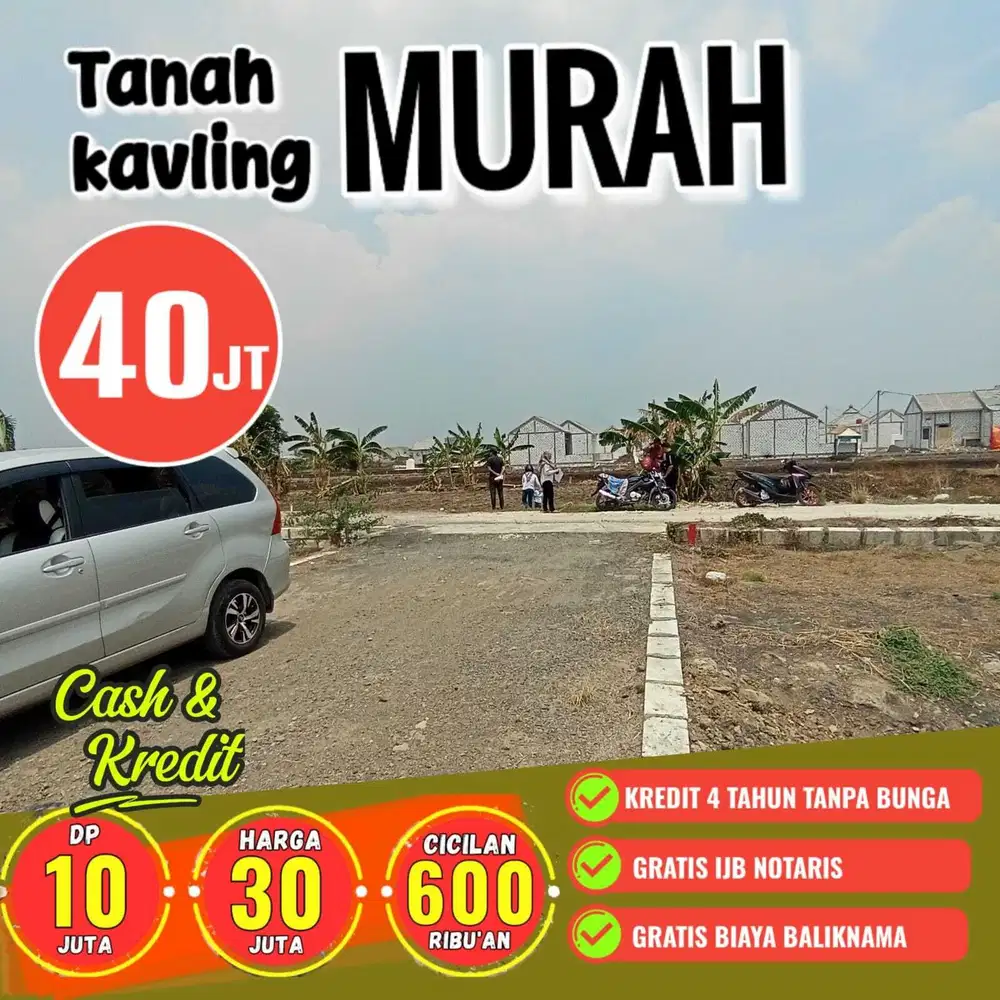 DIJUAL CEPAT KAVLING SIAP BANGUN DI MENGANTI