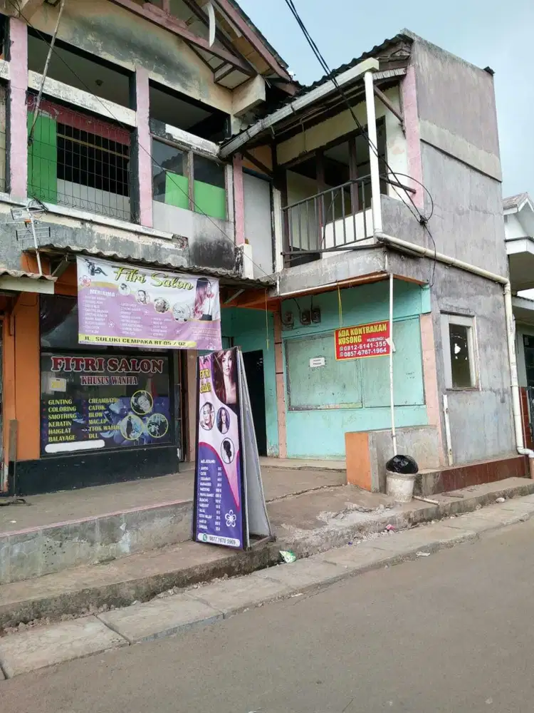 Disewakan Kios di kawasan padat penduduk di Jl Cempaka Jatibening BKS