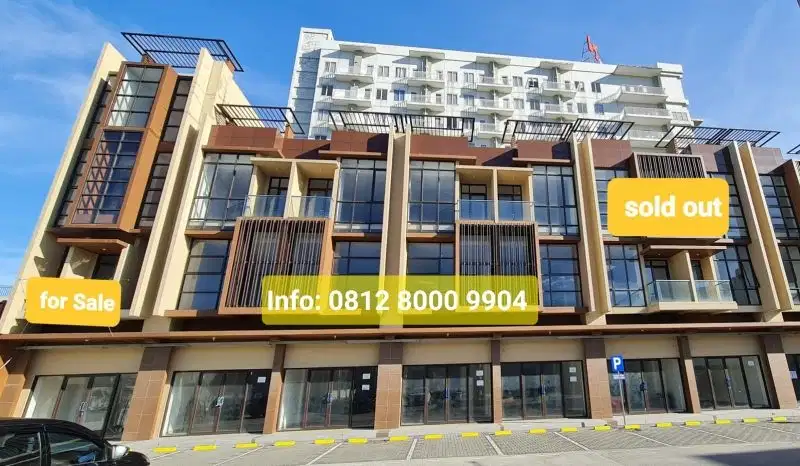 Disewakan Ruko 4,5 Lantai di Bukit Cimanggu City Kota Bogor