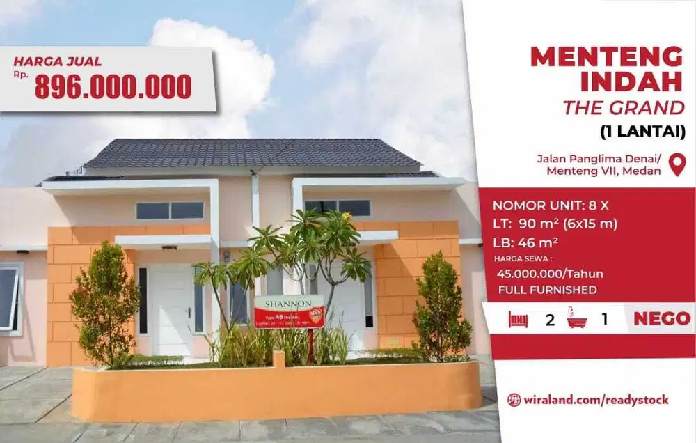 Sewa Rumah Minimalis dengan Akses Mudah ke Pusat Kota & Full Furnished