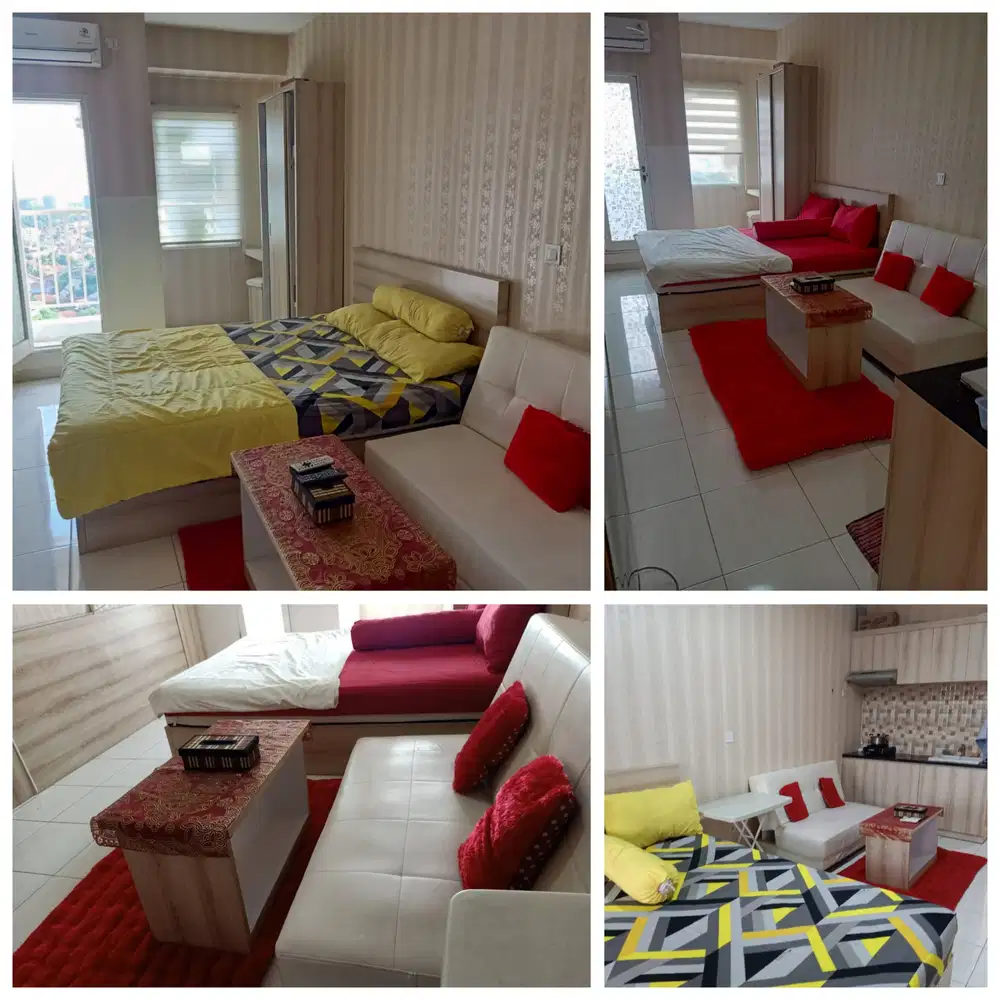 MURAH,TIPE 1 BR,FULL FURNISH,DISEWAKAN APARTEMEN TENGAH KOTA SEMARANG