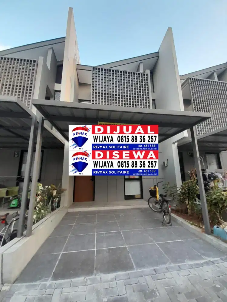 Disewakan rumah 2 lantai cluster o2 grand wisata bekasi