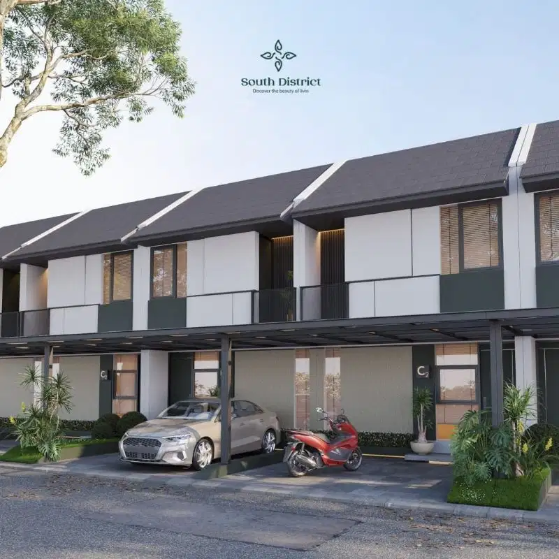 Miliki rumah Industrial Estetik 2 lantai di Cikarang