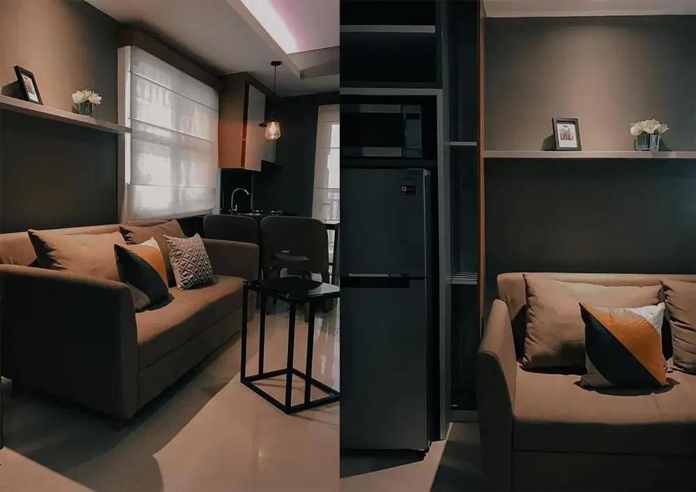 Apartemen Parahyangan Residence 2 BR dijual cepat fullyfurnished hook