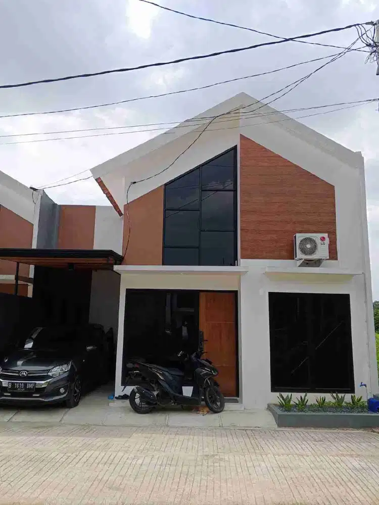 Rumah bebas banjir di cagar alam depok