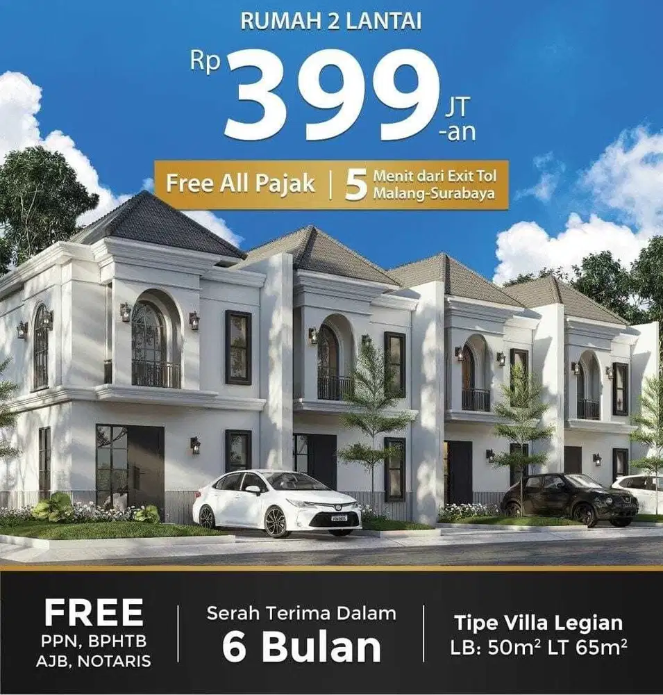 PROMO RUMAH VILLA MURAH DEKAT SAWOJAJAR