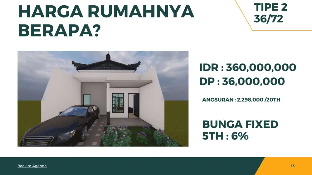 Rumah Bali 280 jutaan bisa KPR cicilan 1jt-an SHM siap huni