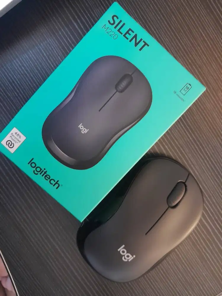 mouse logitech M220 silent original nego tipis no minus