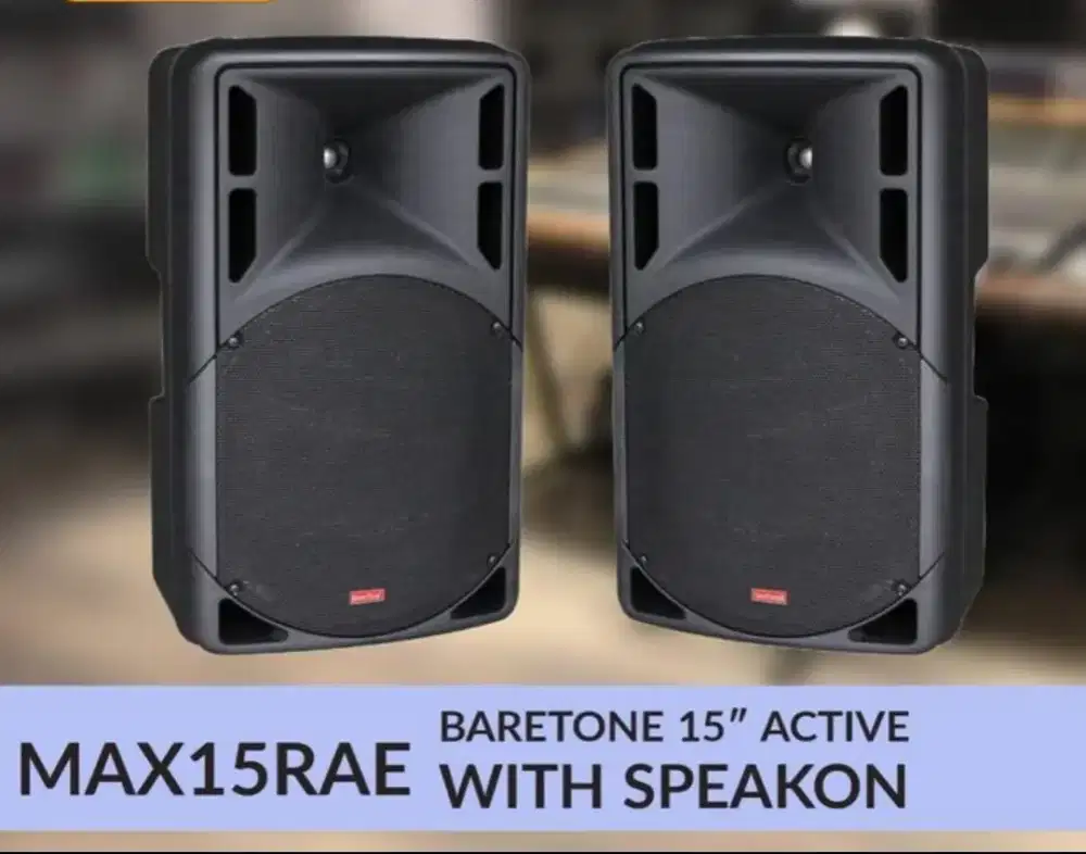 Speaker aktif Baretone max 15 rae max 15 rae 500 watt original garansi
