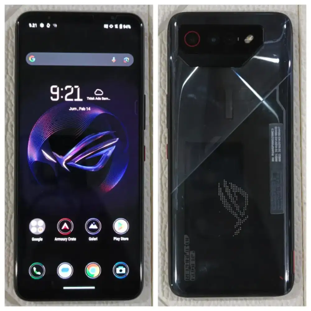 ASUS ROG PHONE 7 RAM 8/256 FULLSET SUPER MULUS NO MINUS