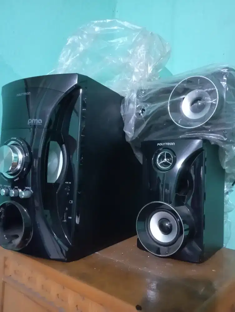 Mo jual sabwofer PMA polytron.bluetooth