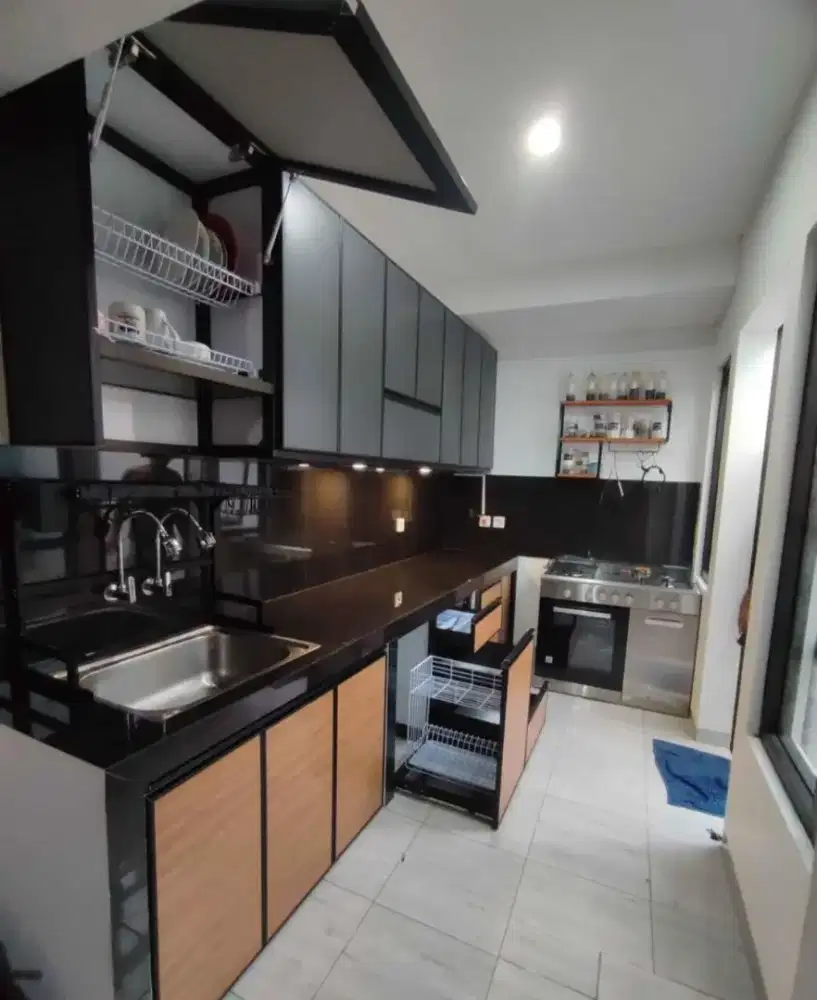 Kitchen set aluminium finishing acp