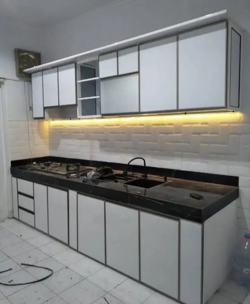 Kitchen set aluminium finishing acp