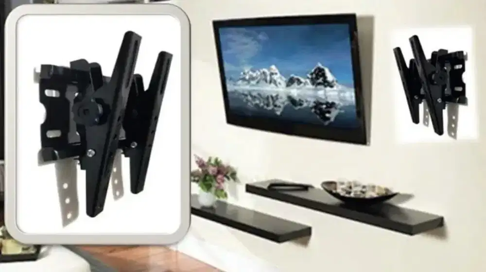 Bracket TV plus pasang terdekat, teknisi parabola kvision Nexparabola