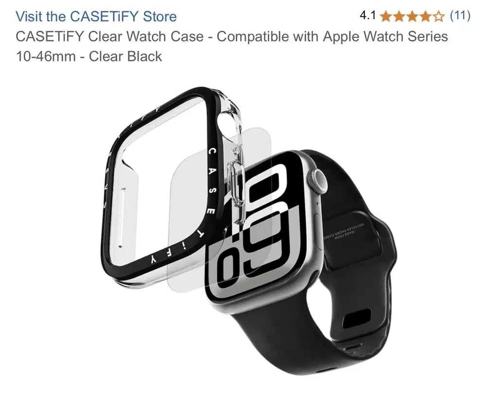 apple watch 10 46mm casetify case original like new