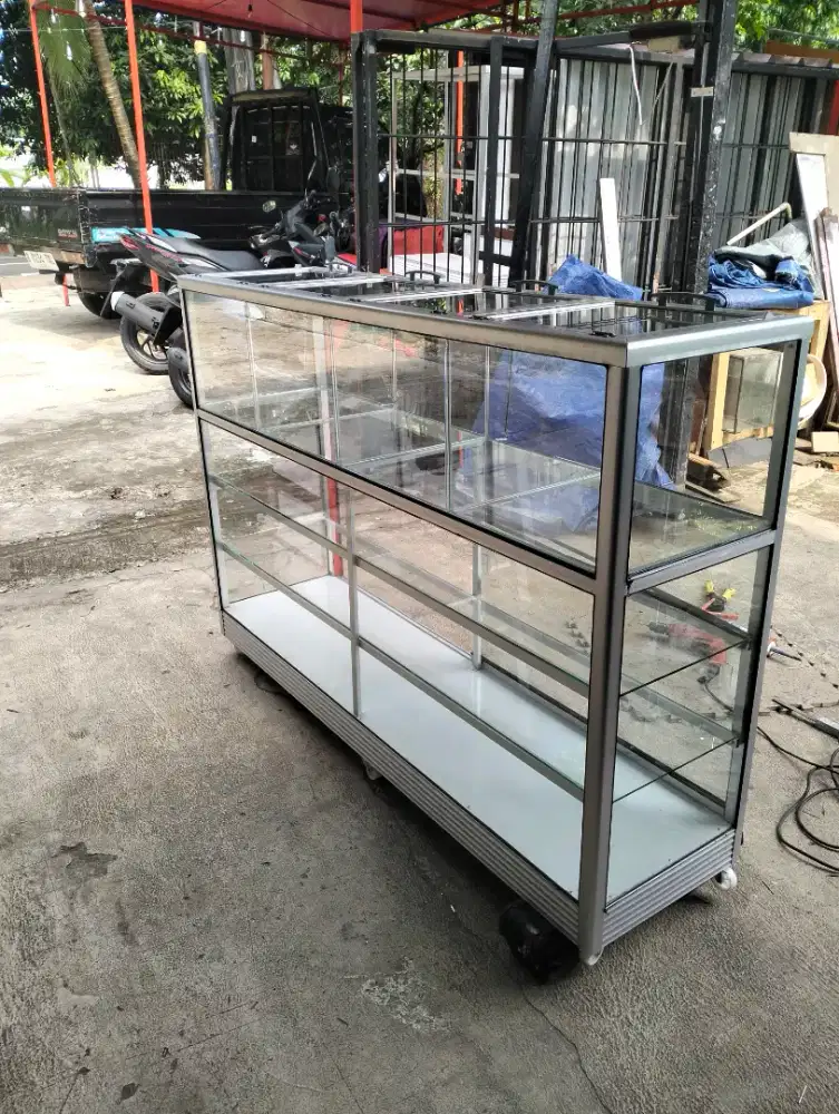 Etalase beras 1,5m/baru/cod