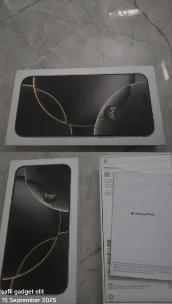 Jual/tt iphone 16 promax 256gb ibox new 16 pro max