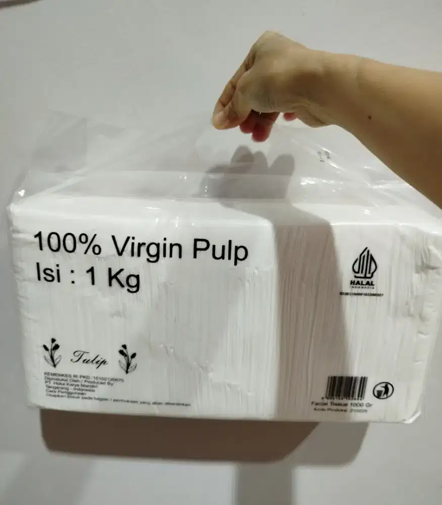 Tulip facial tissue wajah 1000gr / 1 kg (2 ply) tisu wajah murah