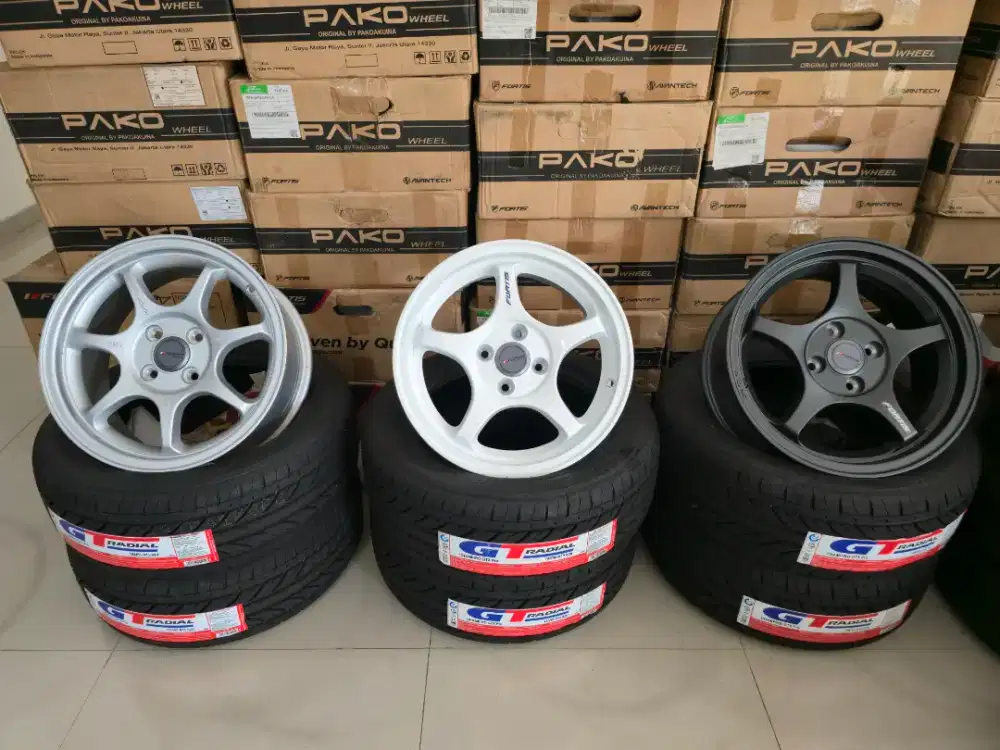 Promo velg mobil Fortis + ban Ring 15