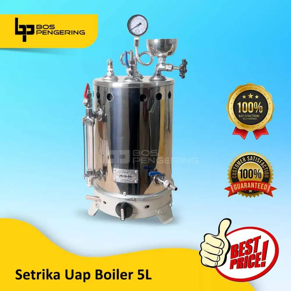 Setrika Uap Boiler Maomoto 5 liter Set Lengkap Murah