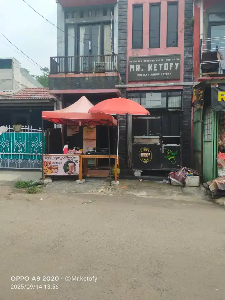 Kontainer booth kokoh kuat 1,2 m x 1,5 m