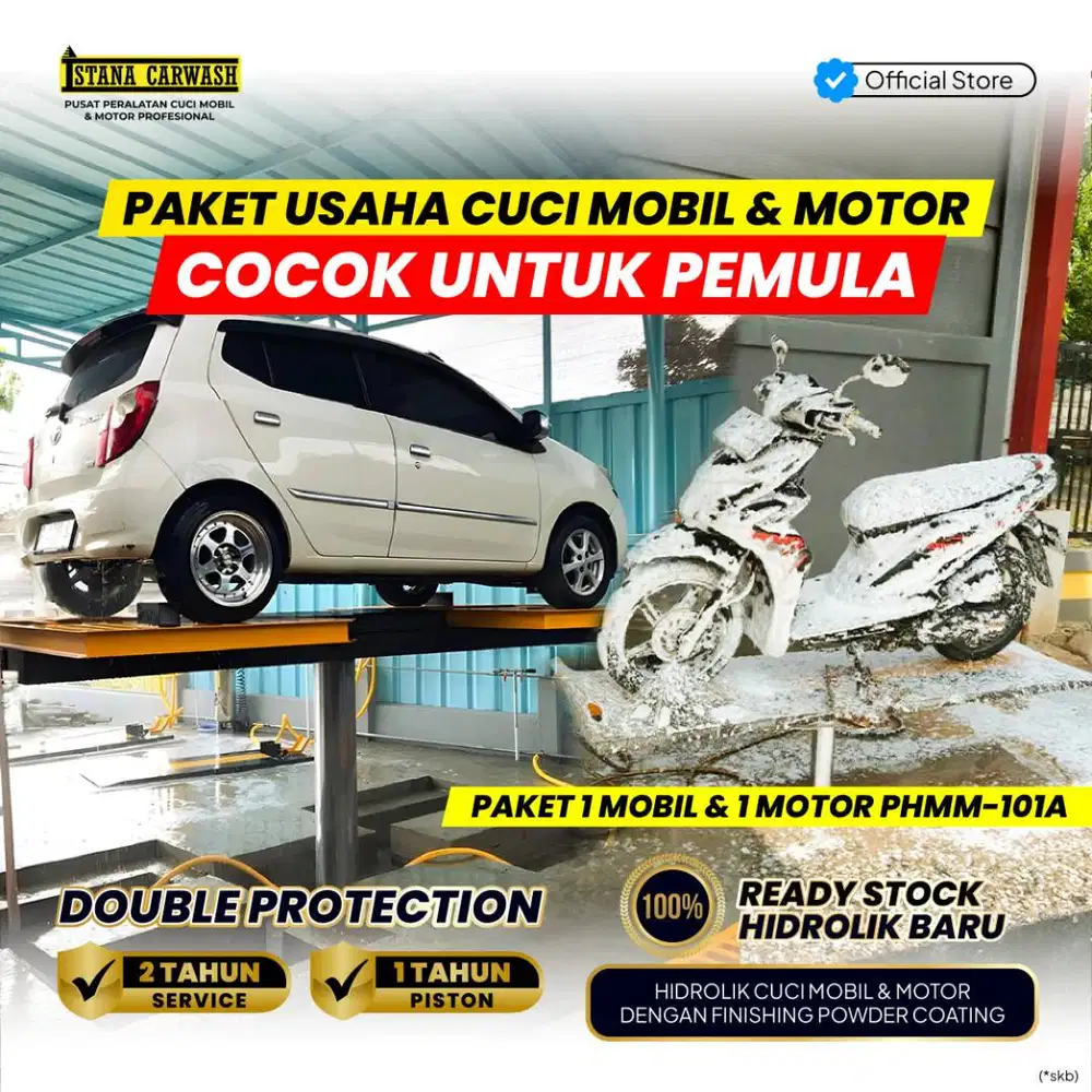 Paket Usaha Cuci Mobil dan Motor (PHMM-101A)