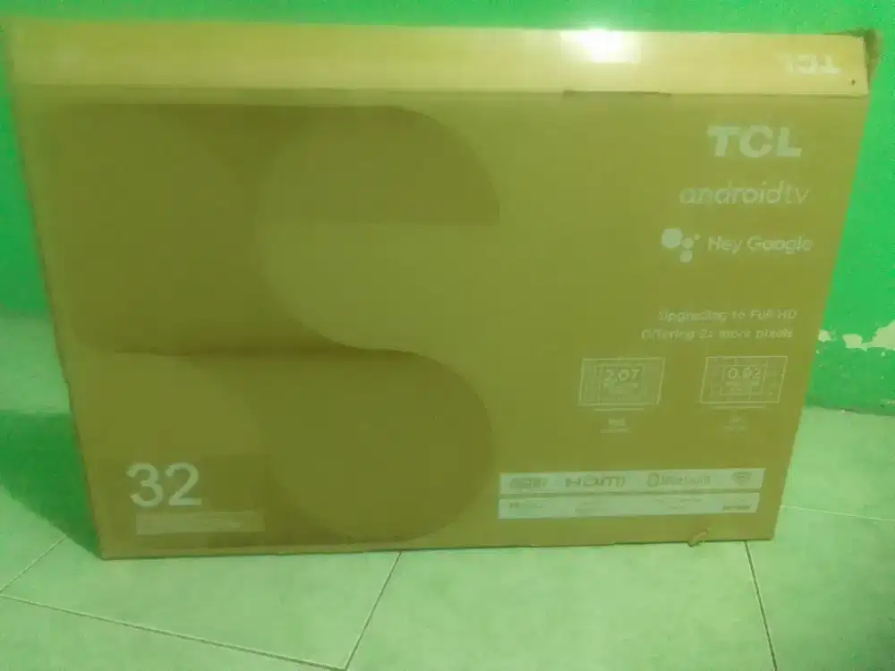 Jual TCL  ANDROID TV
SUDAH OK GOOGLE
32 INCI