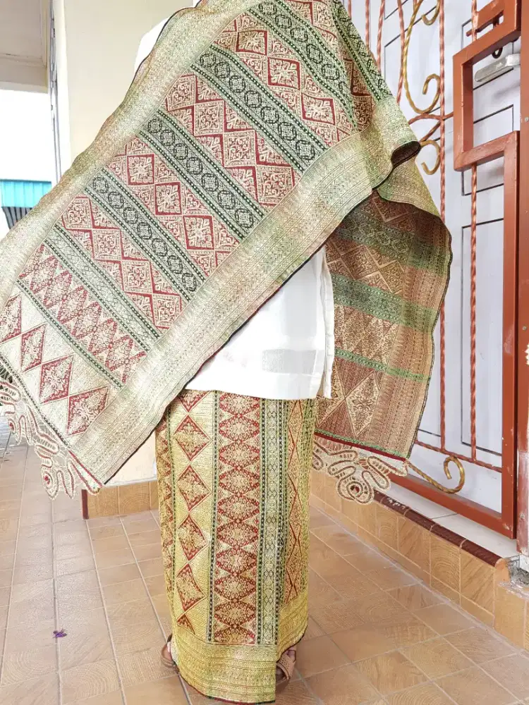Dijual MURAH Songket TENUN Minang Asli Pandai Sikek