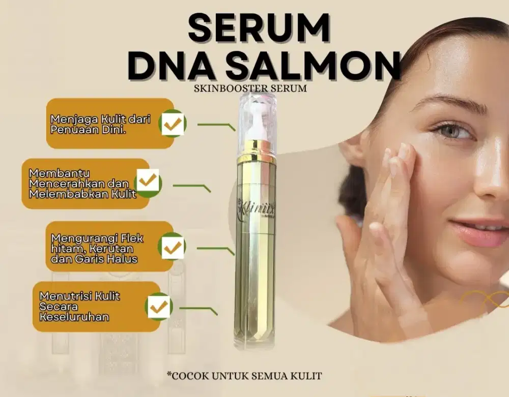 Serum dna salmon skin booster