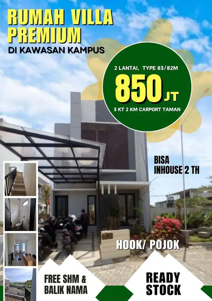 VILLA SIAP HUNI MURAH KOTA BATU DEKAT UMM