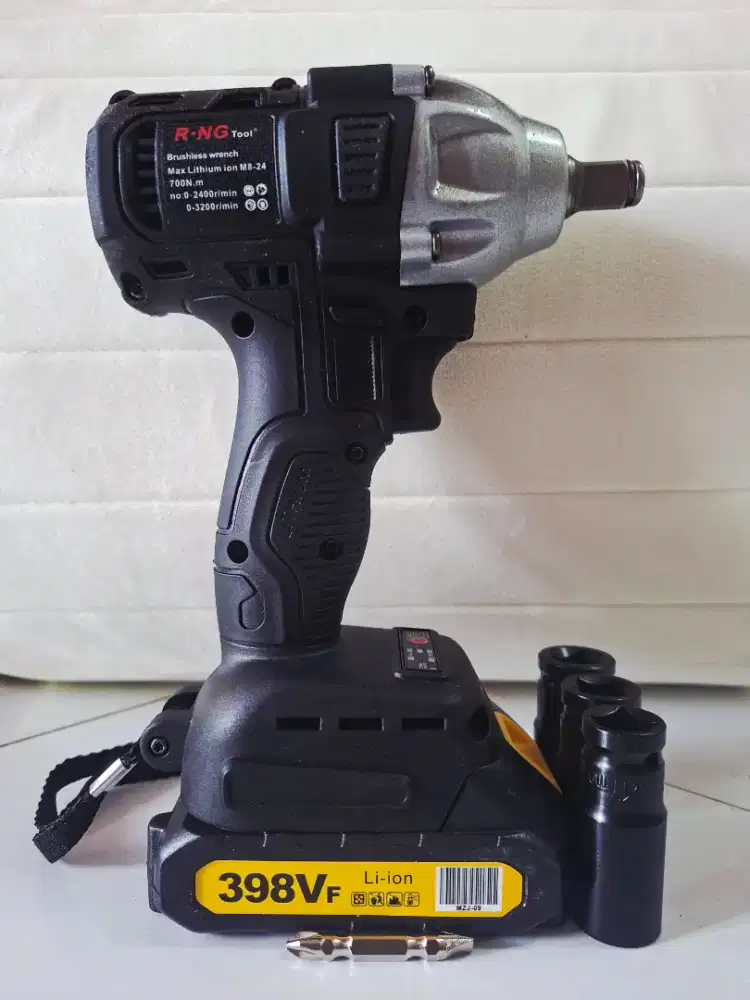 Baru japan mesin impact wrench brushless 700 nm baterai lithium